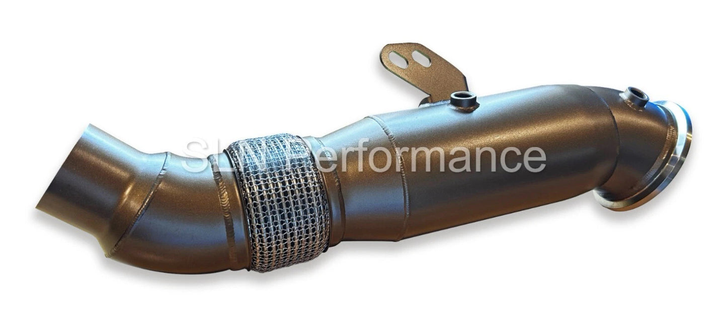 SLN Performance - BMW B58 Super 5" Ceramic Coated Decat Downpipe M140i M240i 340i 440i F Series