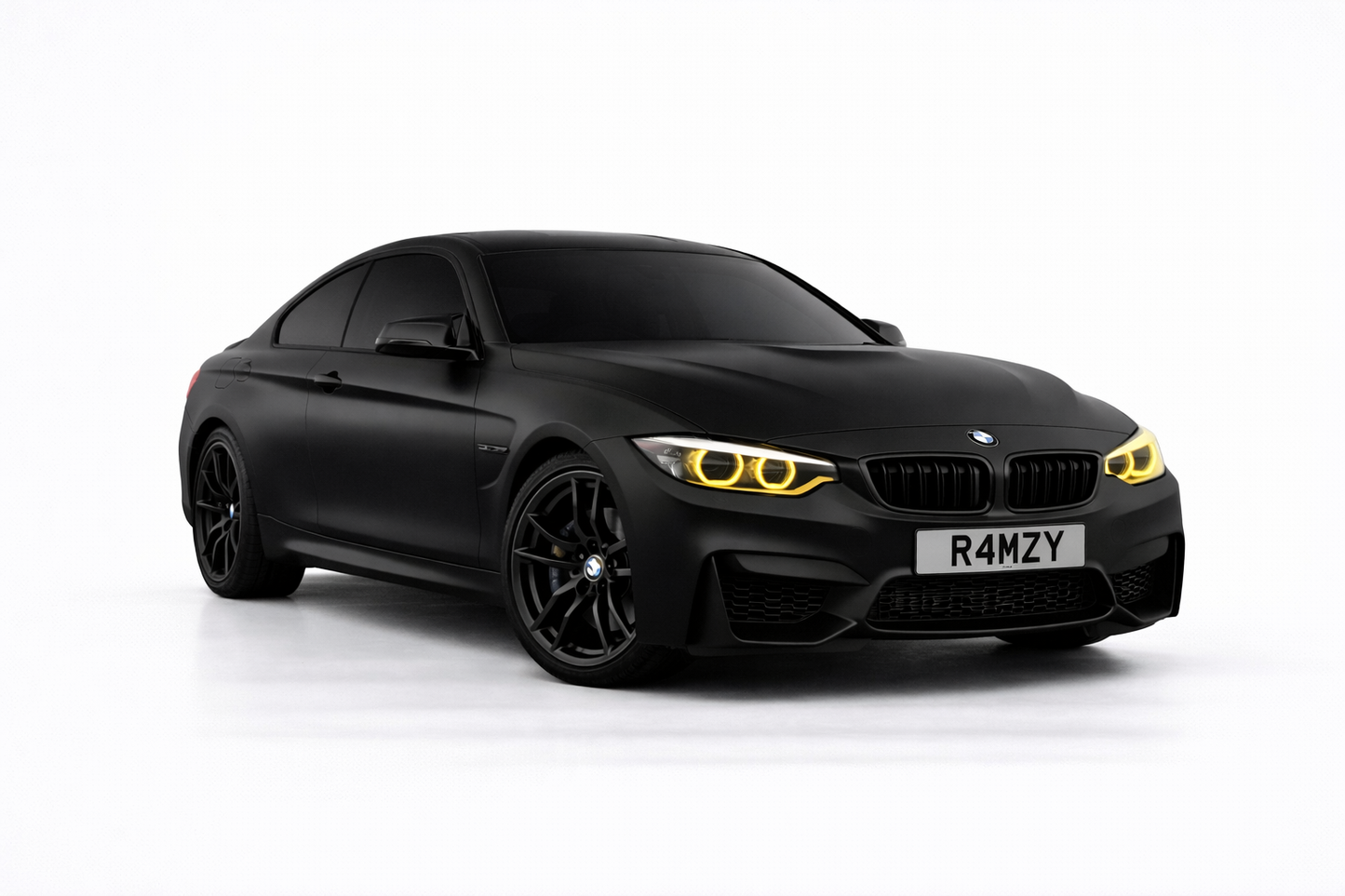 BMW m4 car on a white background Ramzy performance