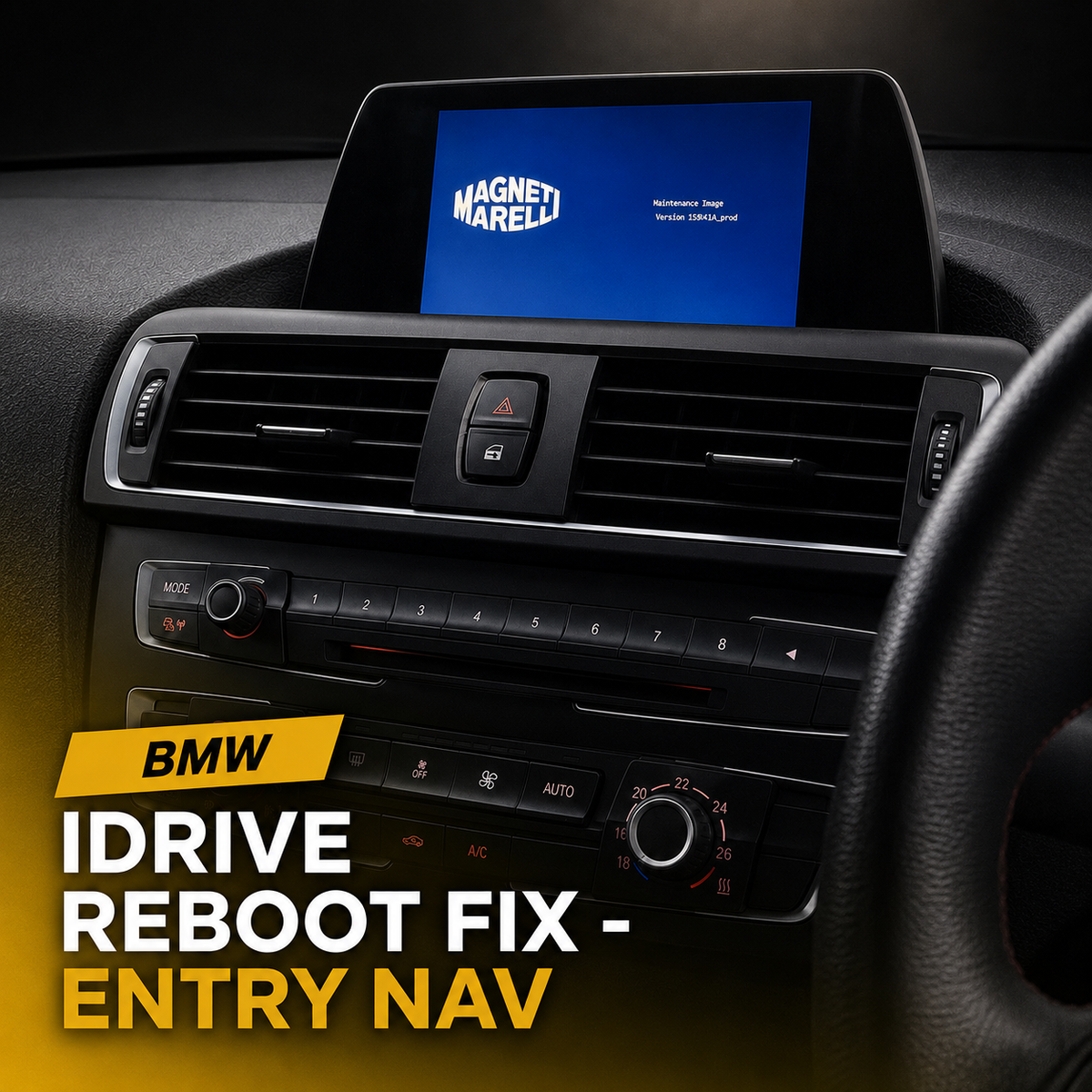 BMW iDrive Reboot Restarting Loop Fix – EntryNav