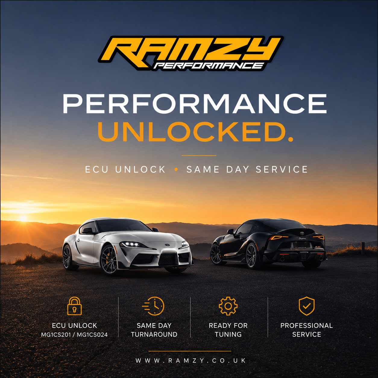 Toyota Supra A90 & A91 B58 ECU Unlock — Same Day Service Nottingham