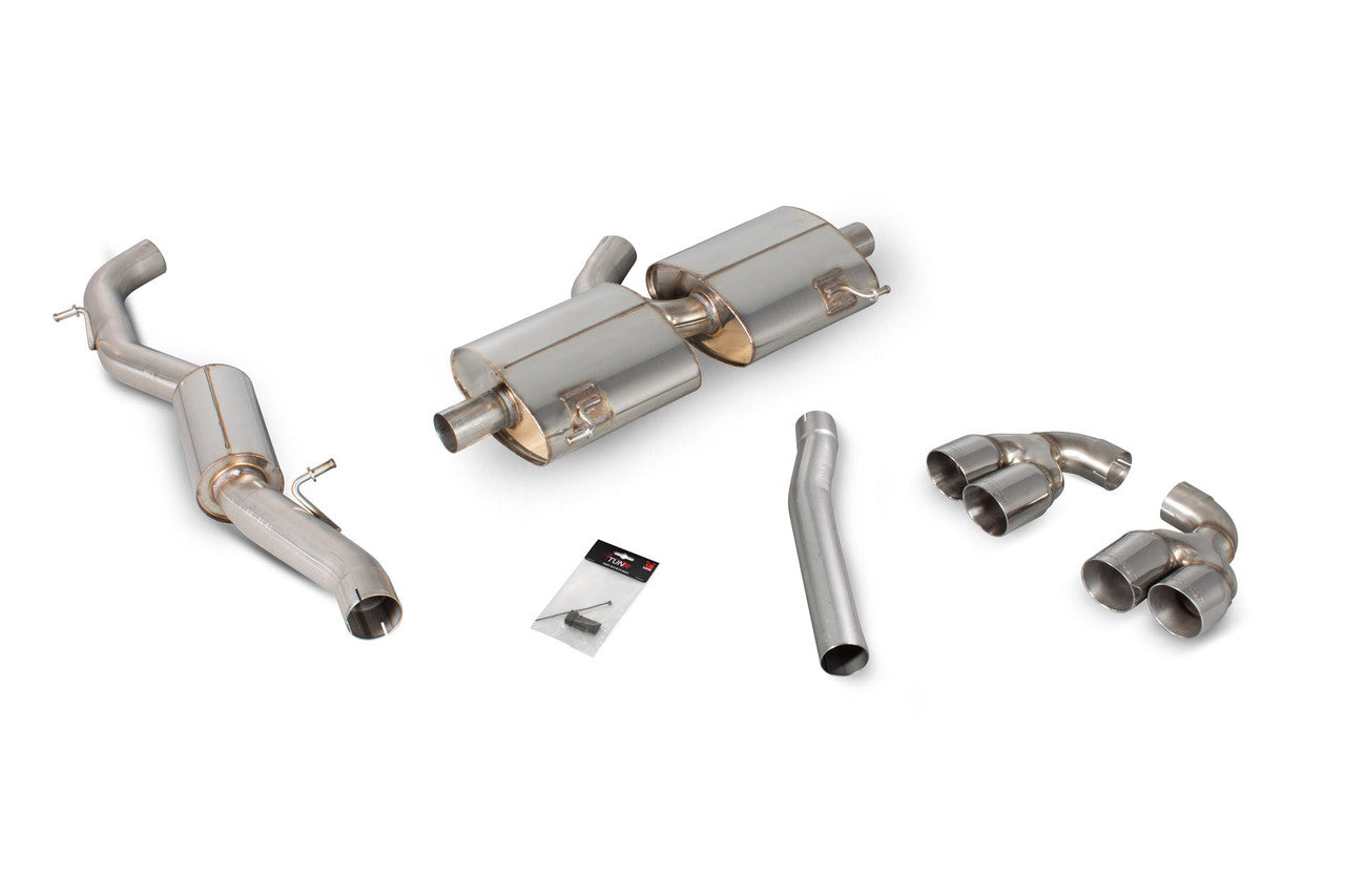 Scorpion Resonated cat-back system without valves Non-valved S1 2.0 TFSi Quattro 2014 - SAU047D