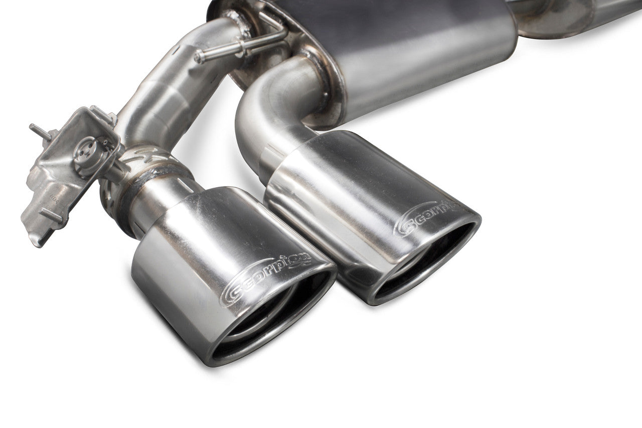 Scorpion Resonated cat-back (with valves) - Valved - TT S Mk3 Non GPF Model Only - 2014 - 2019 - SAU055