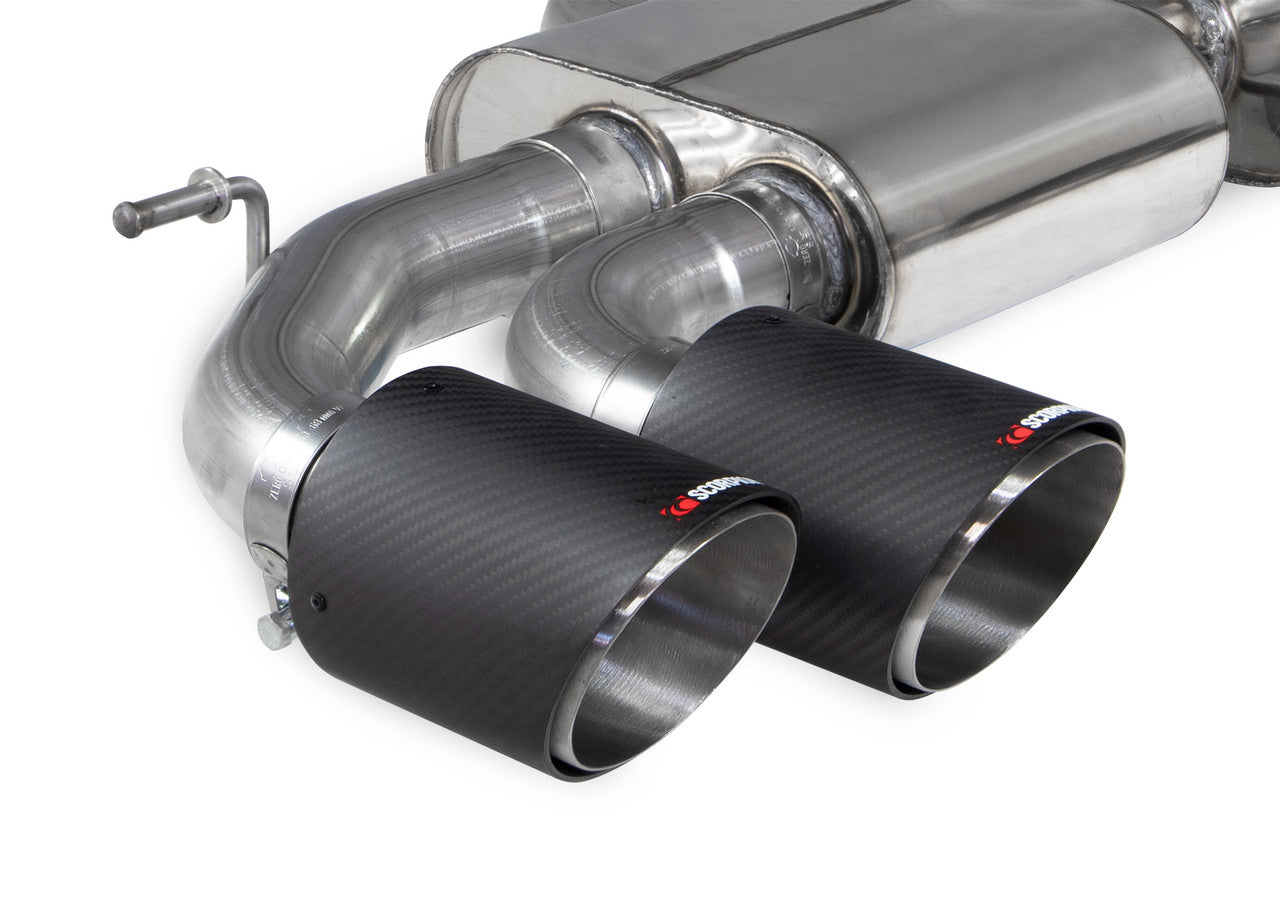 Scorpion Resonated cat/gpf back system - S3 8Y Sportback - 2020 - SAU094CF
