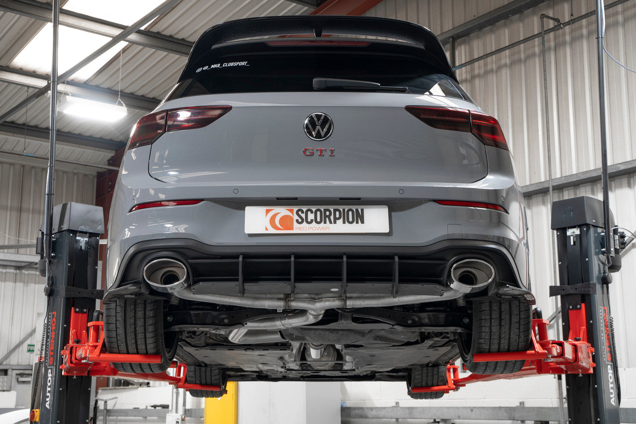 Scorpion Resonated Predator GPF-back system - Golf GTI Clubsport MK8 - 2020 - SVW070