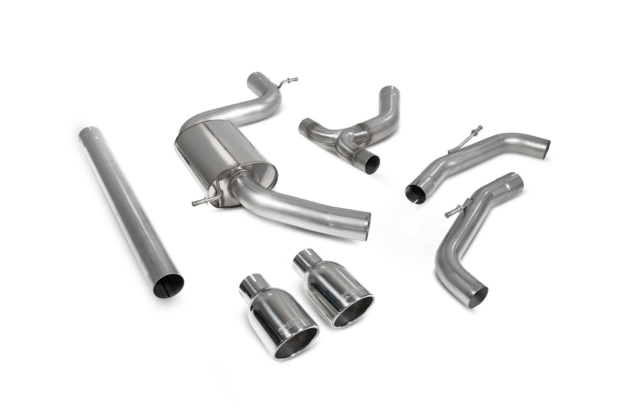 Scorpion Non-resonated GPF-back system - Golf GTI MK8 - 2020 - 2021 - SVWS064