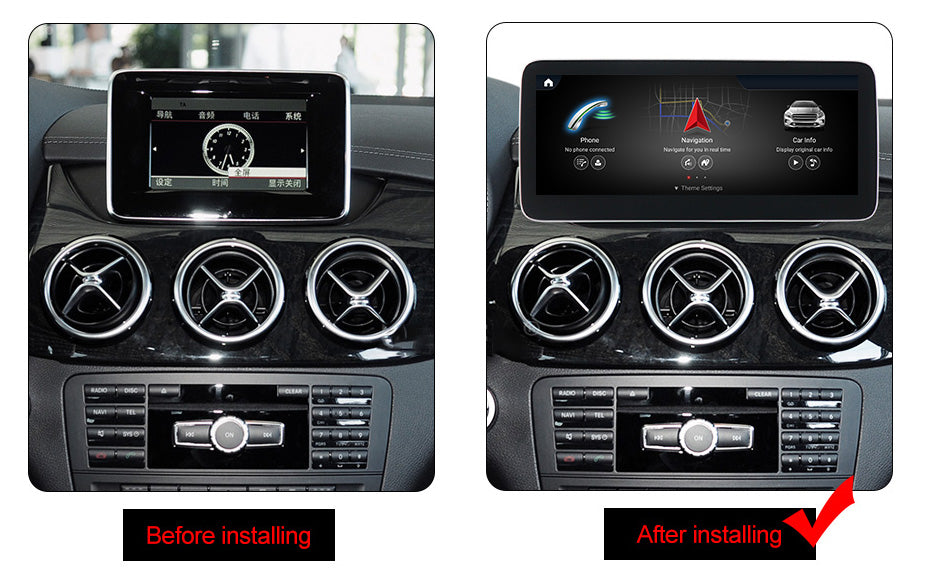 MERCEDES BENZ B CLASS W246 ANDROID 14 SCREEN UPGRADE IN NOTTINGHAM