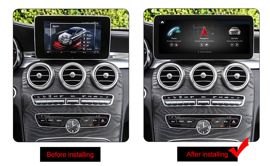 MERCEDES BENZ GLC X253 ANDROID 14 SCREEN UPGRADE IN NOTTINGHAM