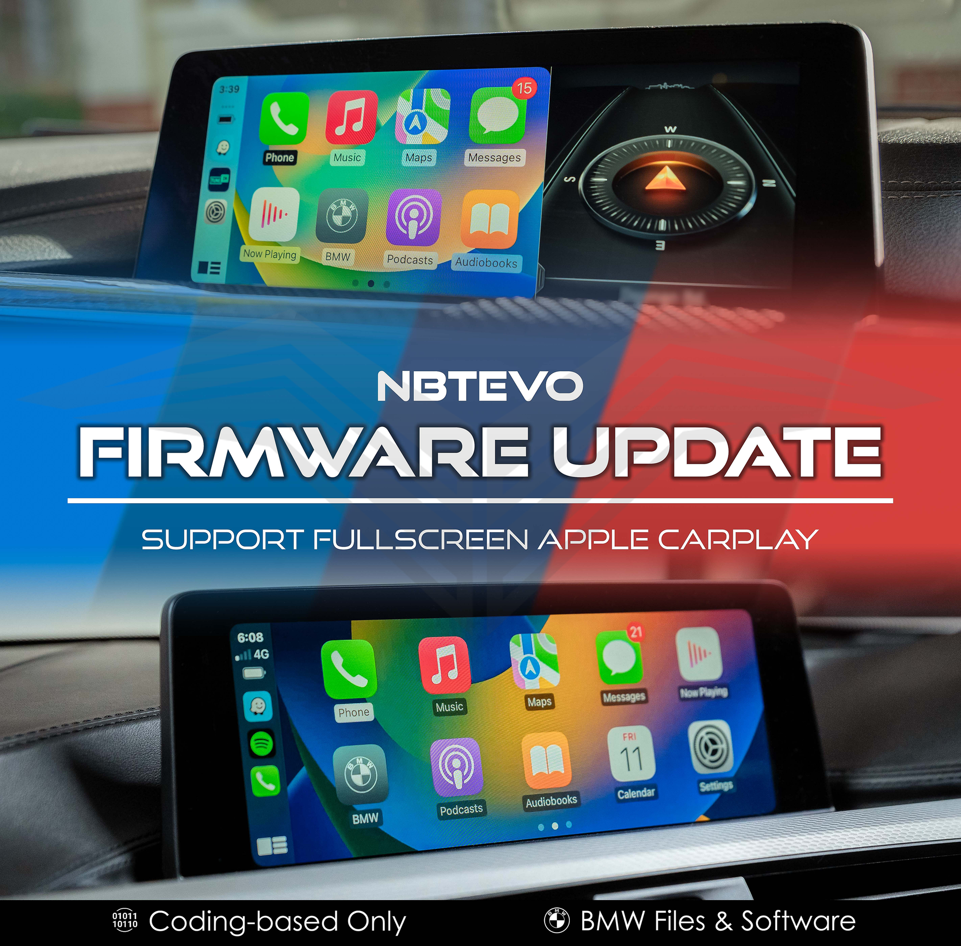 Bmw idrive software update for full screen apple carplay
