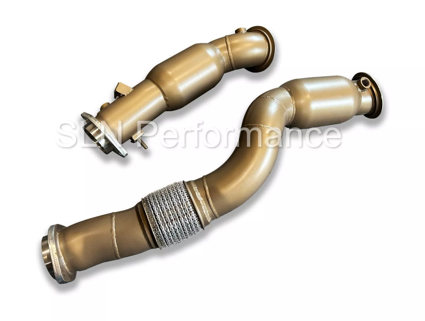 SLN Ceramic Coated Sports Cat Downpipe - M2 G87 M3 G80 M4 G82 & X3M X4M LCI