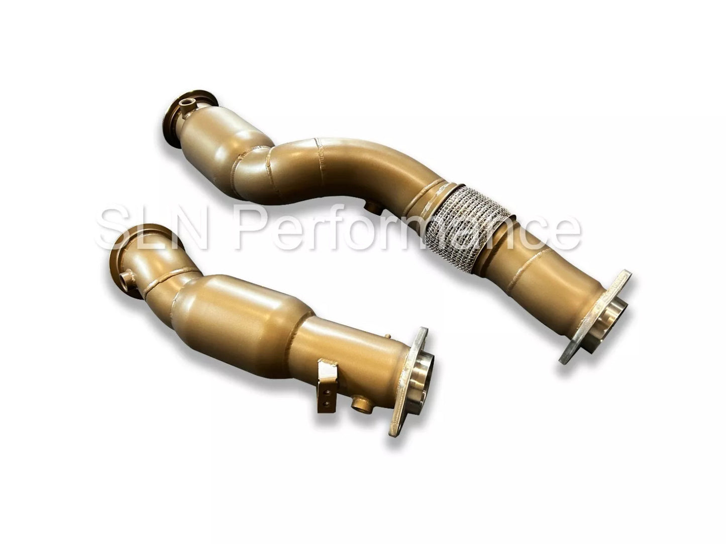 SLN Ceramic Coated Sports Cat Downpipe - M2 G87 M3 G80 M4 G82 & X3M X4M LCI