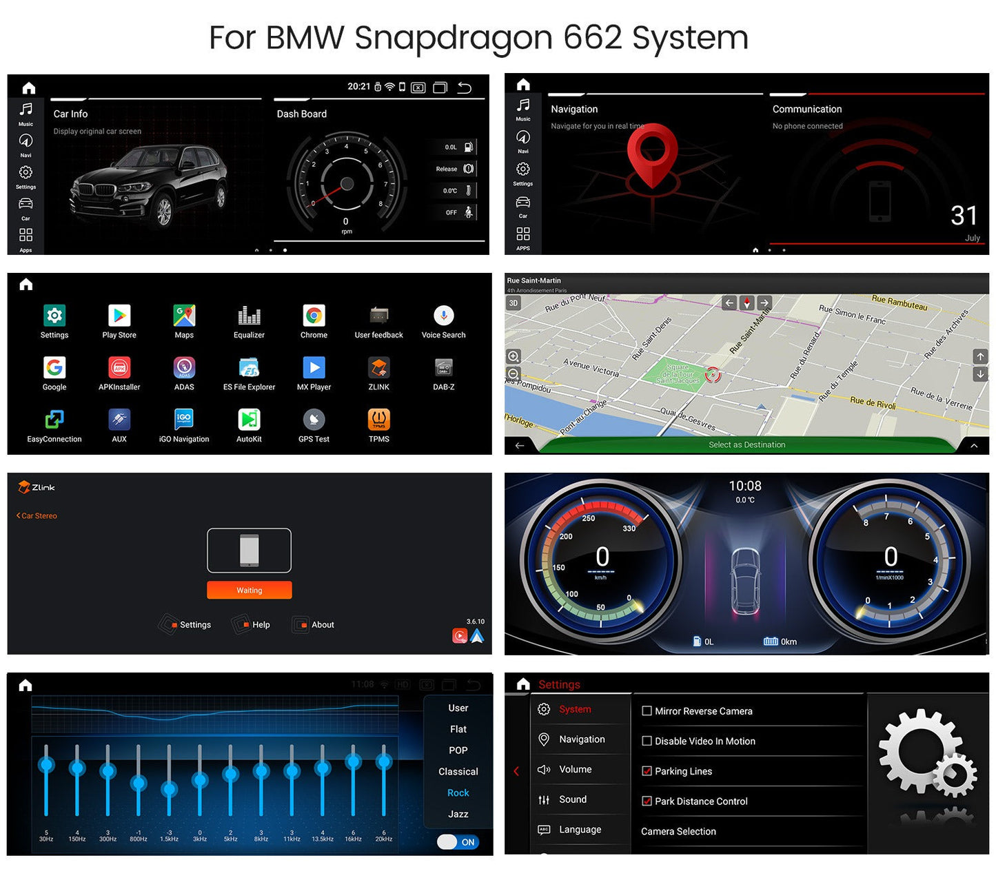 BMW 4 SERIES M4 F32 F33 F36 F80 ANDROID 13 SCREEN UPGRADE (NBT EVO)