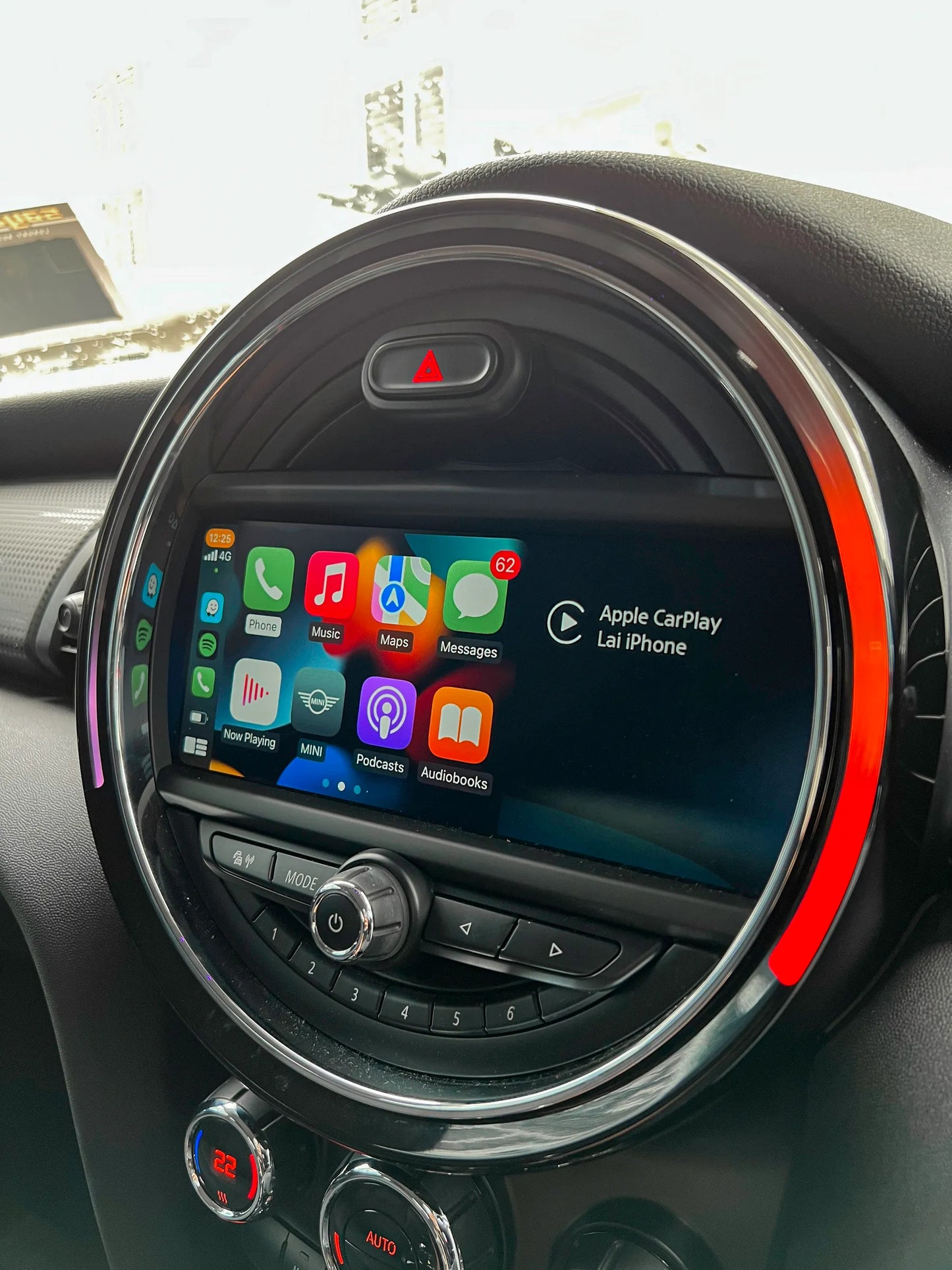 MINI Halfscreen Carplay to Fullscreen Apple CarPlay Coding