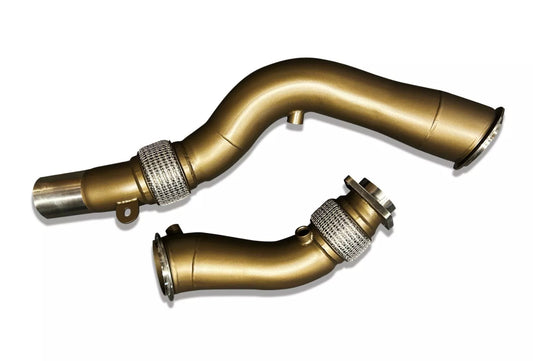 SLN Performance - BMW S55 Ceramic Coated Decat Downpipes M2C F87 M3 F80 M4 F82