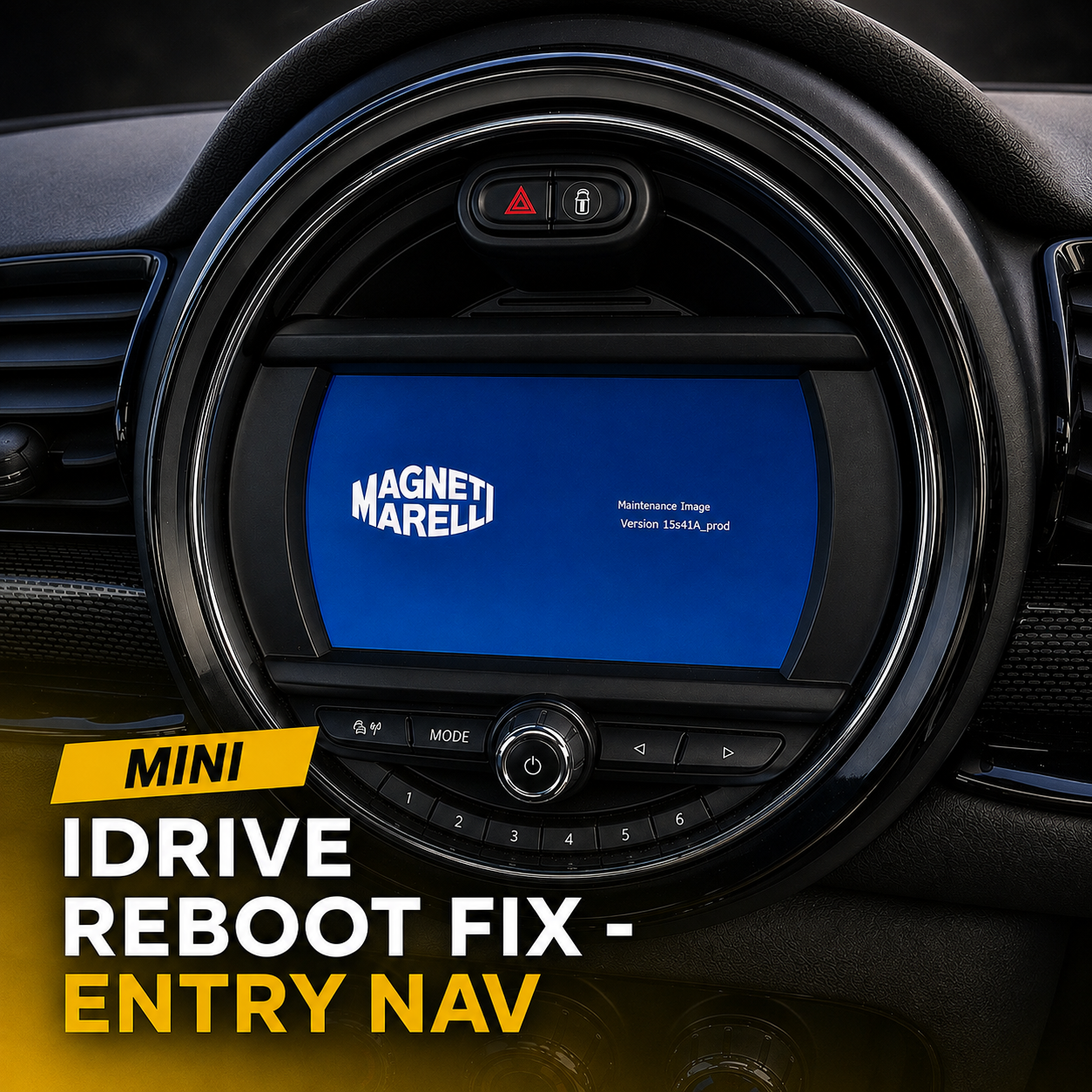 MINI iDrive Reboot Restarting Loop Fix – EntryNav