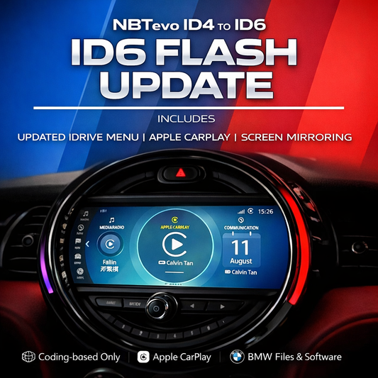 mini id4 to id6 update Apple carplay activation 