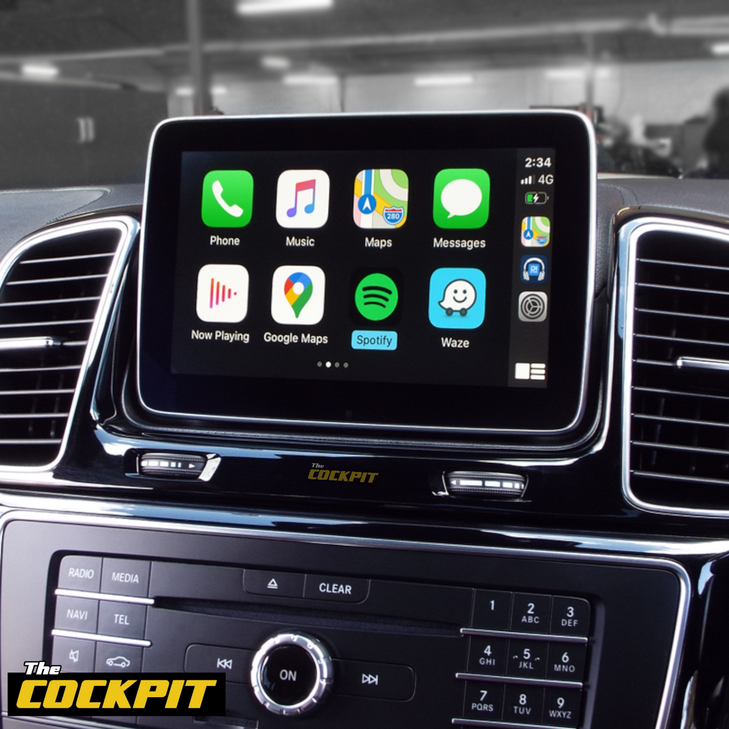 MERCEDES ML CLASS W166 APPLE CARPLAY AND ANDROID AUTO RETROFIT - Nottingham