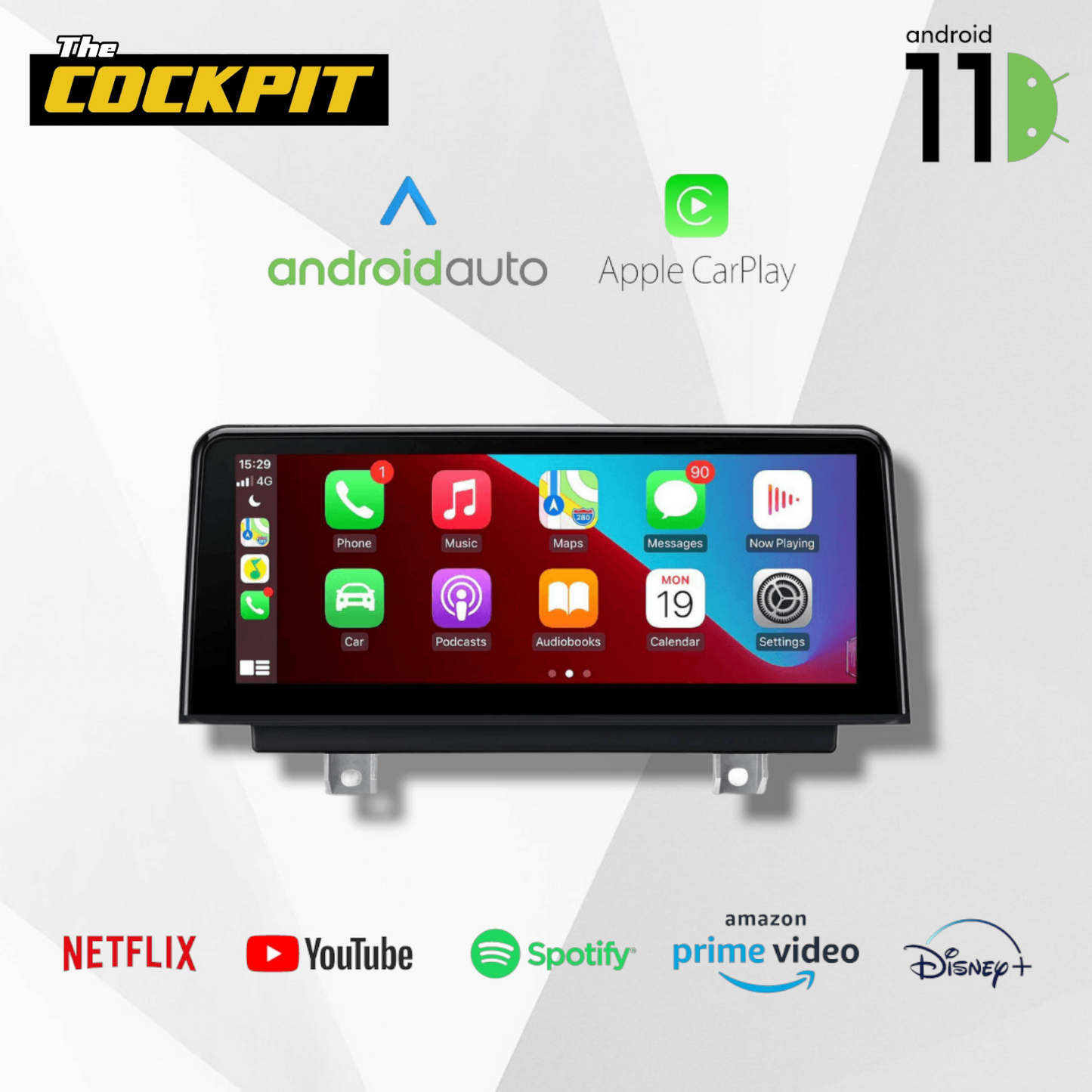 BMW 3 SERIES M3 F30 F31 F34 F80 ANDROID 13 SCREEN UPGRADE (NBT EVO)