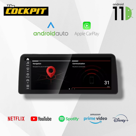 BMW 5 SERIES M5 E60 E61 E62 ANDROID 13 SCREEN UPGRADE (CCC/CIC) 12.3 Inch