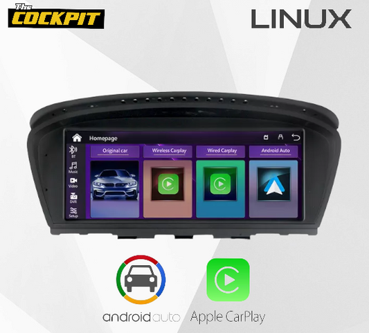 BMW 5 SERIES E60 E61 E62 APPLE CARPLAY SCREEN UPGRADE (CCC/CIC) 8.8 INCH