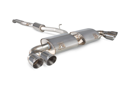 Scorpion Resonated cat-back system without valves Non-valved S1 2.0 TFSi Quattro 2014 - SAU047D