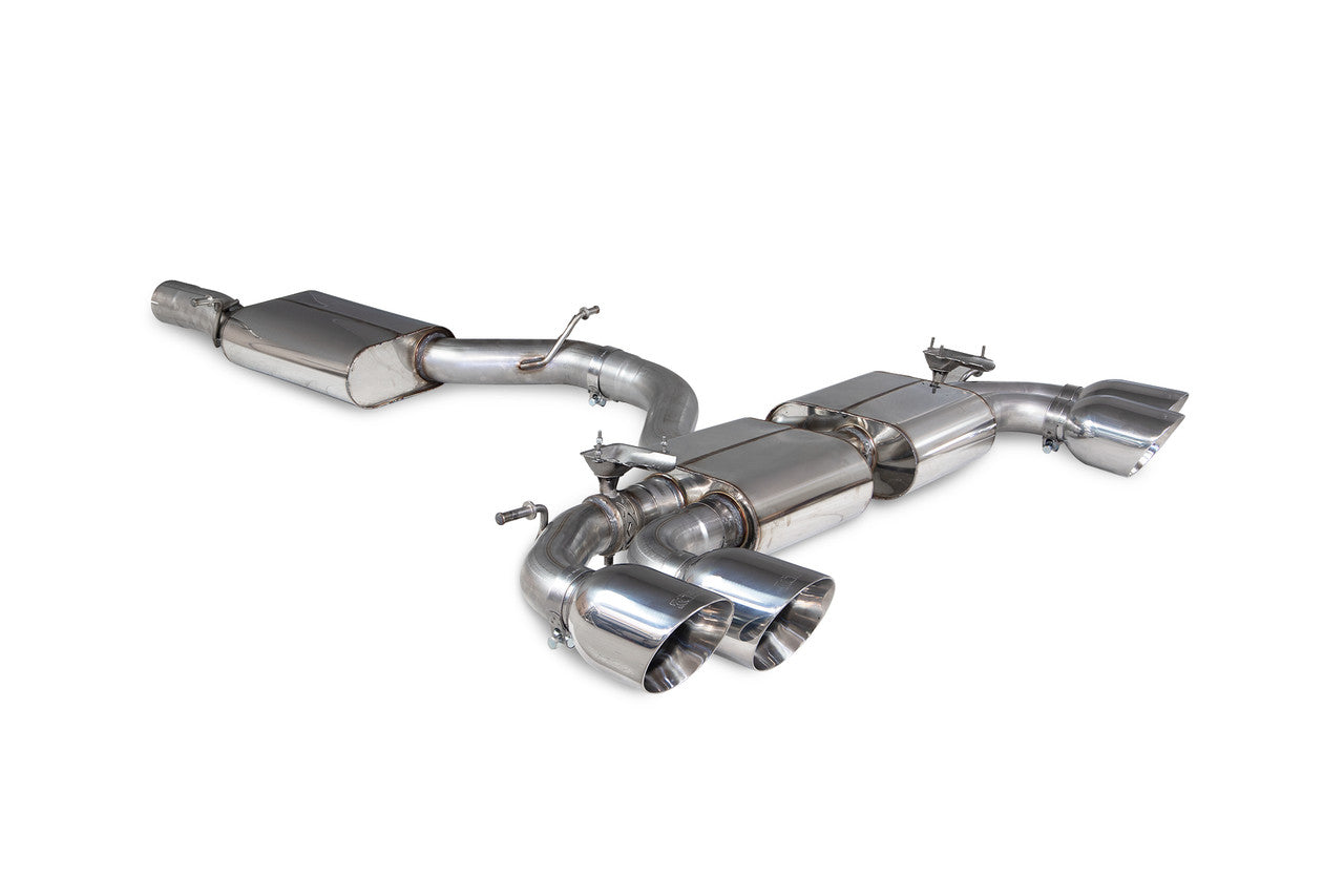 Scorpion Resonated cat/gpf back system & electronic valves - S3 8Y Sportback - 2020 - SAU093