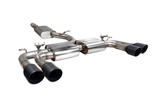 Scorpion Resonated cat/gpf-back system & electronic valves Valved S3 Saloon 8V 2013 - SAU096C