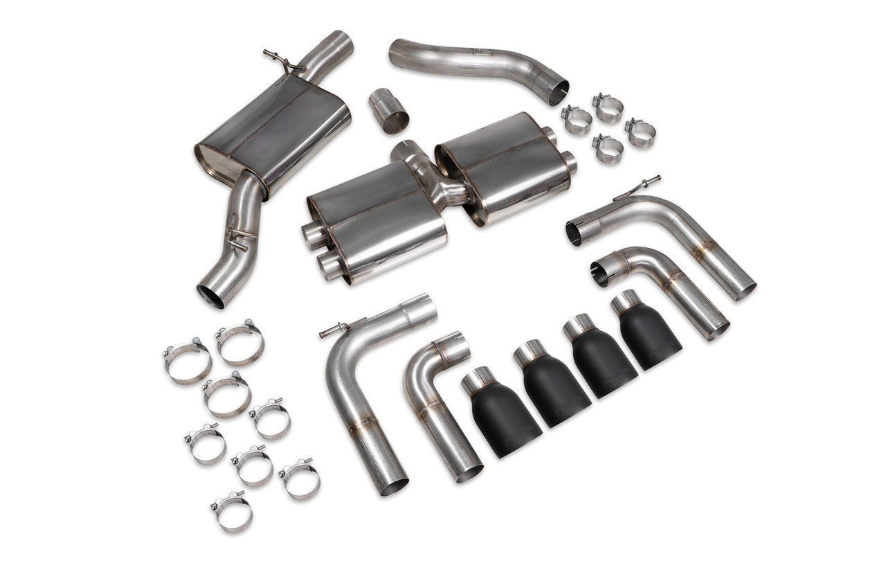 Scorpion Resonated cat/gpf-back system without valves Non-valved S3 Saloon 8V 2013 - SAU097C