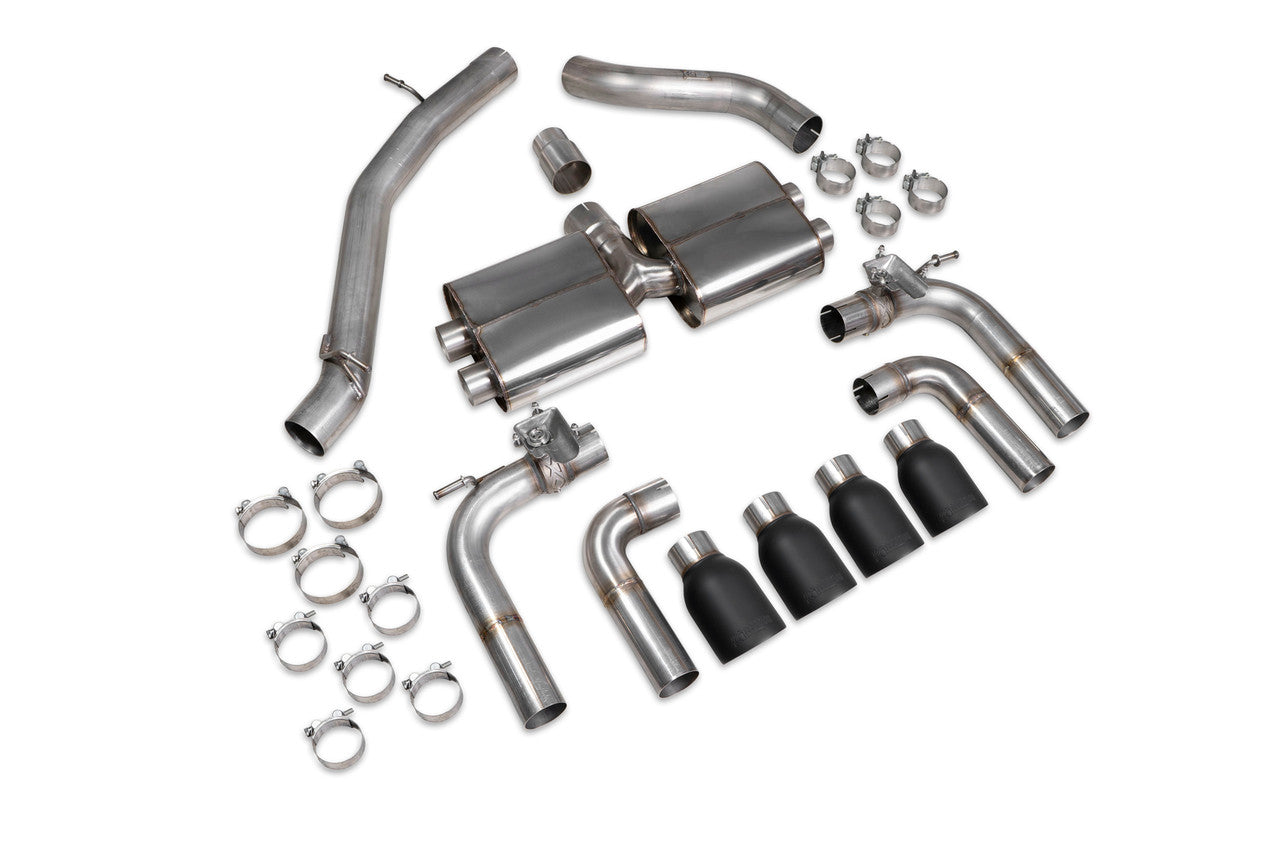 Scorpion Non-resonated cat/gpf-back system with valves Valved S3 Saloon 8V 2013 - SAUS096C