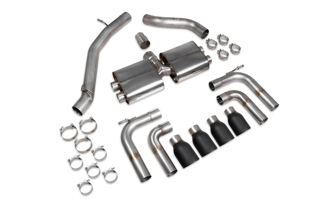 Scorpion Non-resonated cat/gpf-back system without valves Non-valved S3 Saloon 8V 2013 - SAUS097C