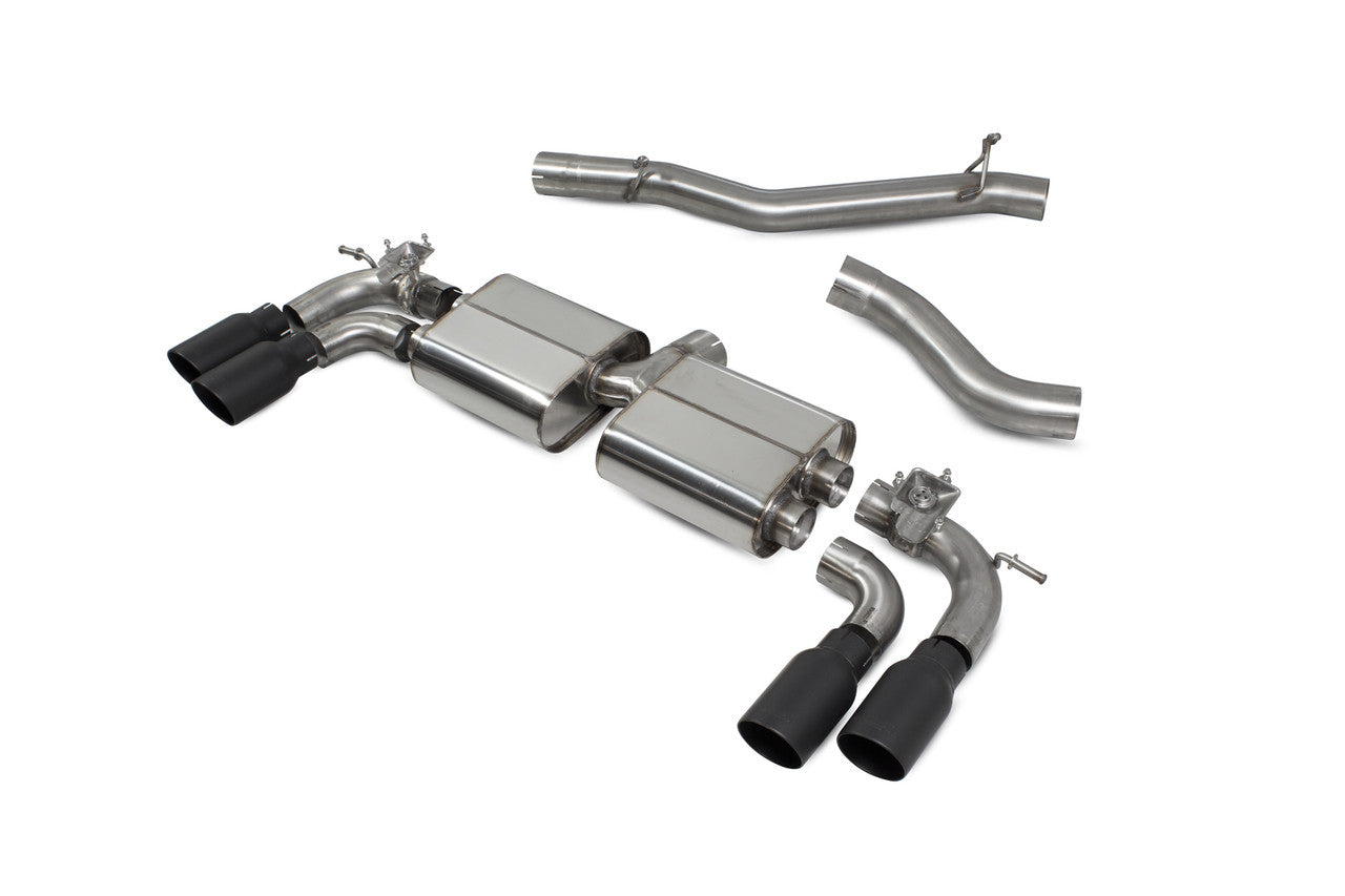 Scorpion Non-resonated cat/gpf-back system with valves Valved S3 3-Door/Sportback 8V 2013 - SAUS108C