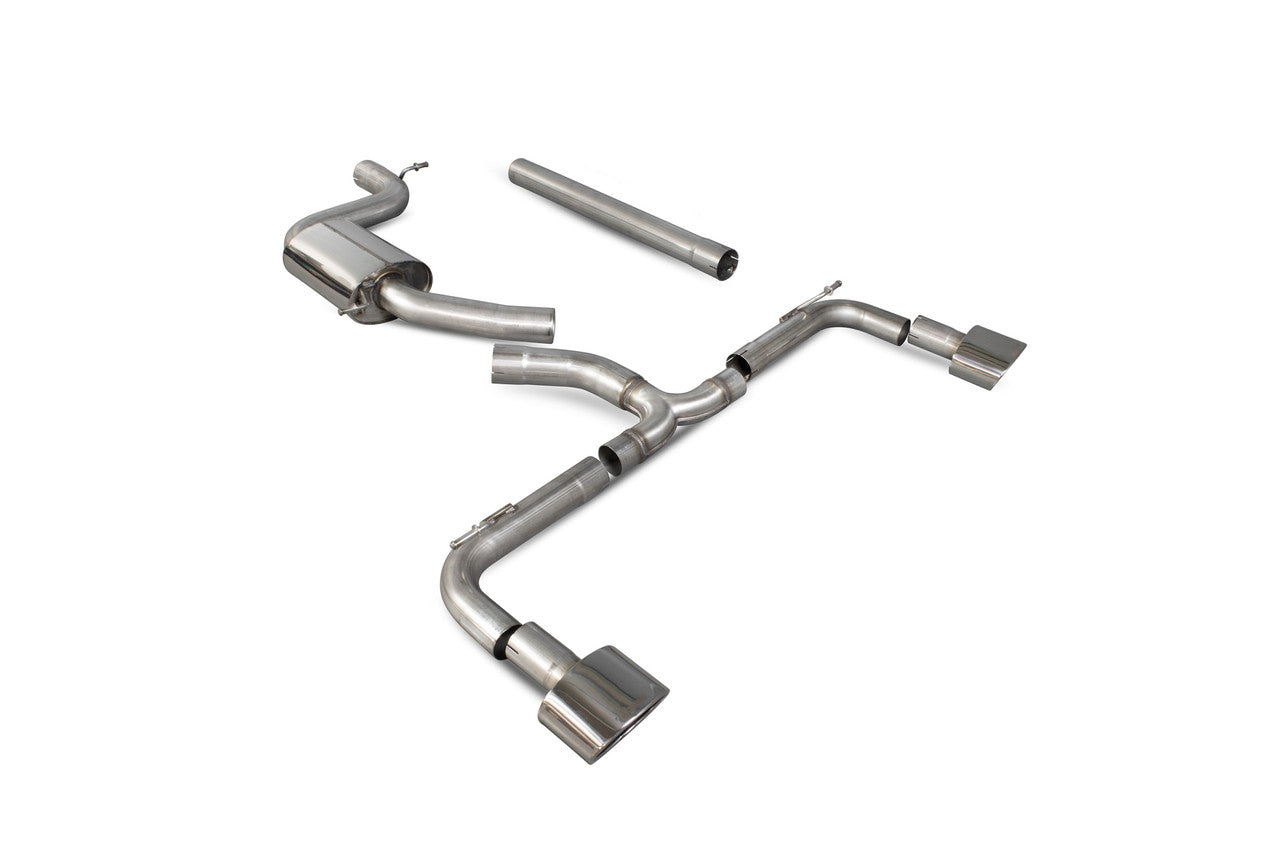 Scorpion Non-resonated cat/gpf-back system -  Leon Cupra 2.0 Tsi 280 / 290 / 300 GPF and Non GPF models - 2014 - SSTS011
