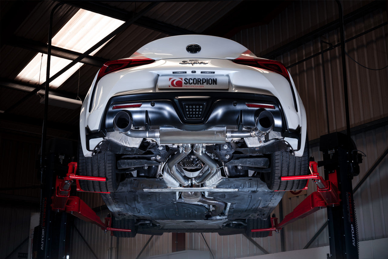 Scorpion Non Res GPF Back Valved Valved Supra A90 3.0T GPF Models Only 2019 - STYS011C