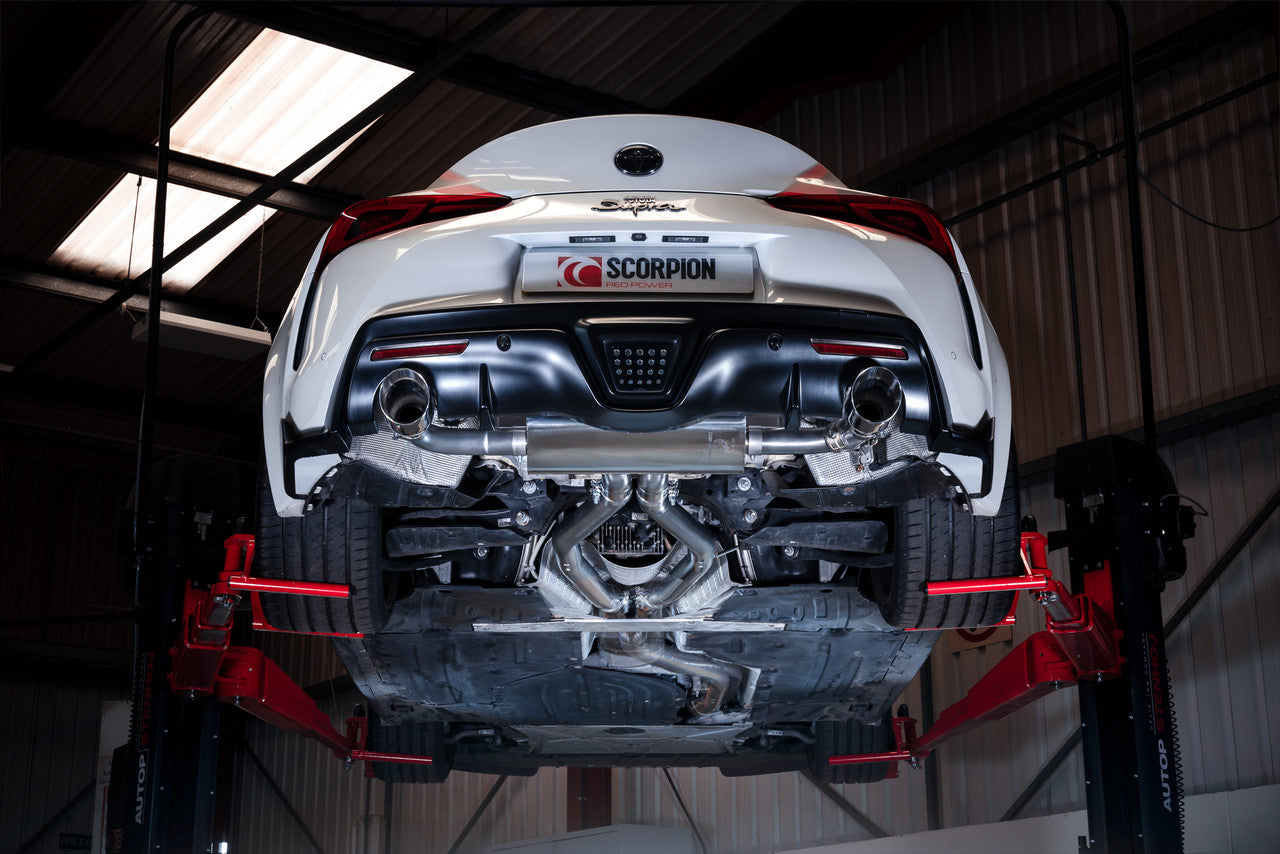 Scorpion Non Res GPF Back Valved Valved Supra A90 3.0T GPF Models Only 2019 - STYS011