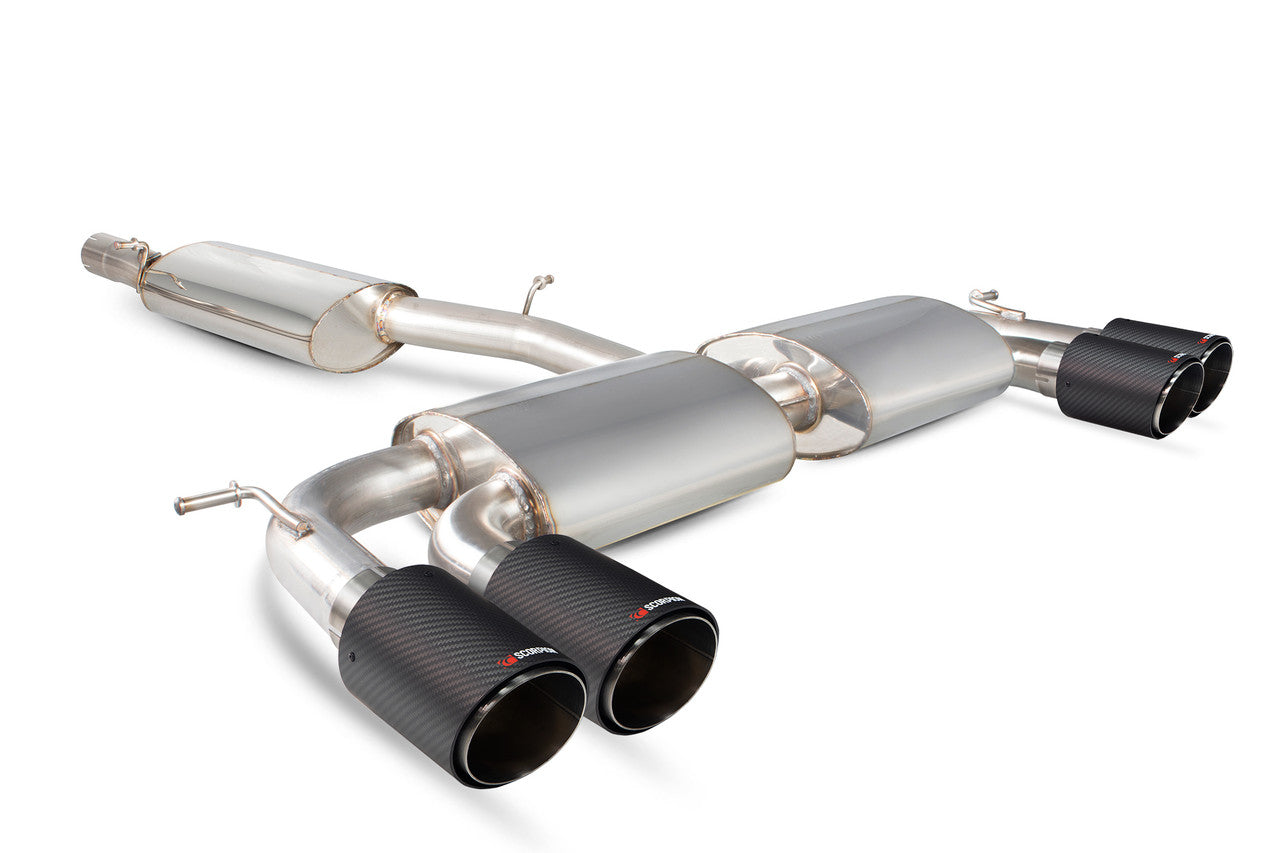 Scorpion Resonated cat-back system with no valves - Golf MK7 R - 2014 - SVW044CF