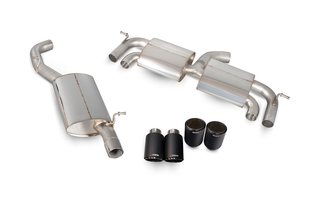 Scorpion Resonated cat-back system with no valves - Golf MK7 R - 2014 - SVW044CF