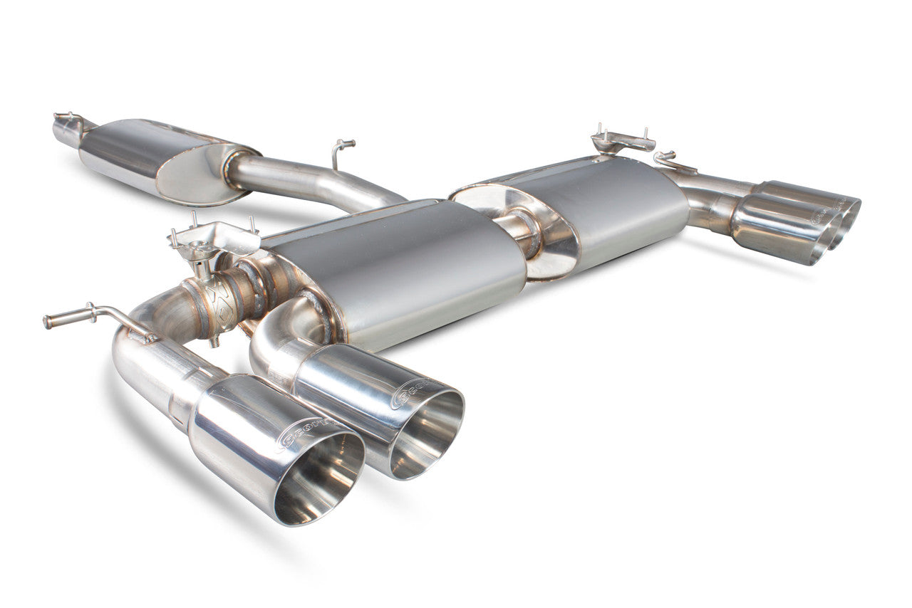 Scorpion Resonated cat-back system with electronic valves - Golf MK7 R  - 2014 - SVW046D