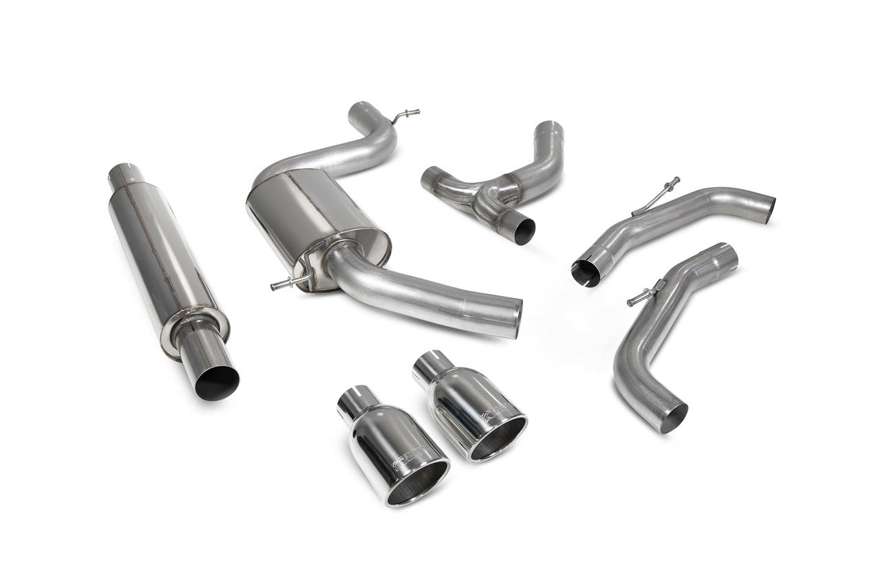 Scorpion Resonated GPF-back system - Golf GTI MK8 - 2020 - 2021 - SVW064
