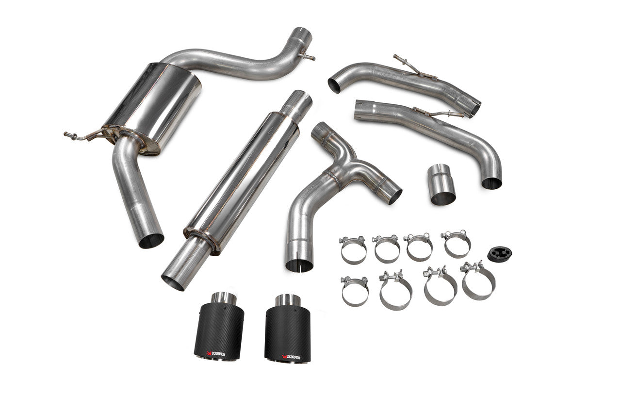 Scorpion Resonated GPF-back system - Golf GTI Clubsport MK8 - 2020 - SVW069CF