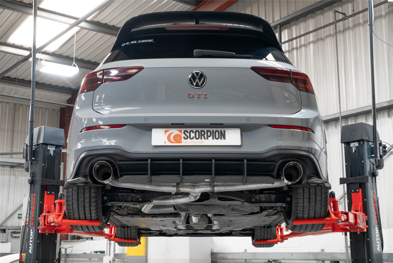Scorpion Resonated Predator GPF-back system - Golf GTI Clubsport MK8 - 2020 - SVW070D
