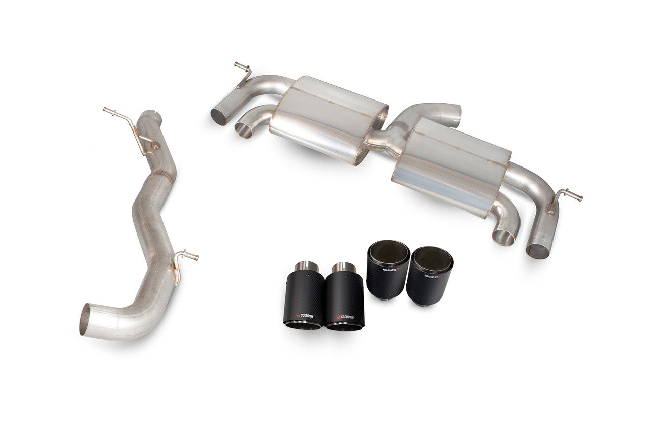 Scorpion Non-resonated cat-back system with no valves - Golf MK7 R - 2014 - SVWS044CF
