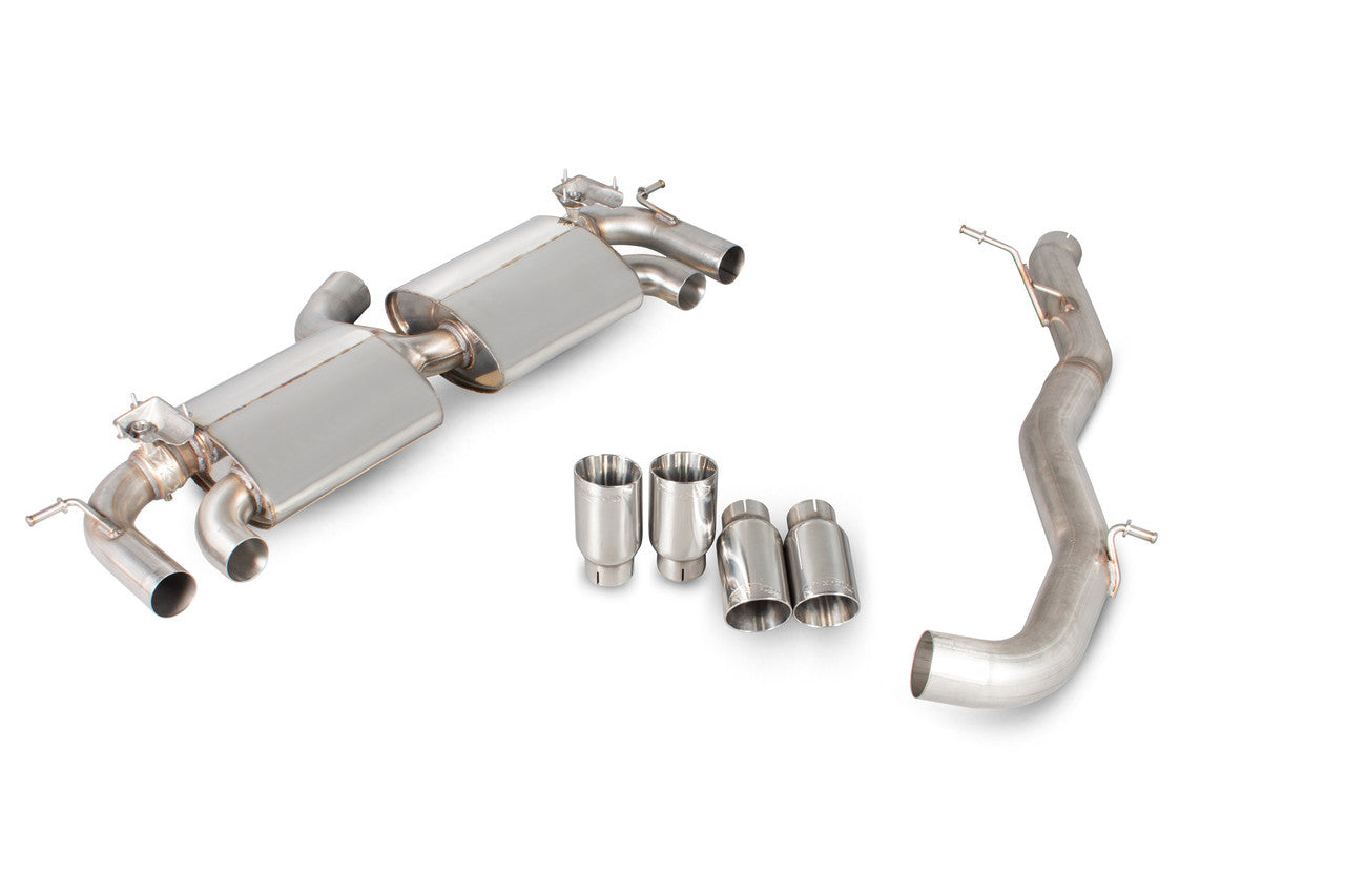 Scorpion Non-res cat-back system with electronic valves - Golf MK7 R - 2014 - SVWS046D