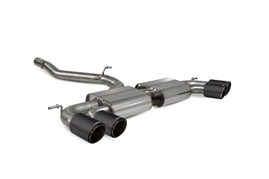 Scorpion Non-res cat/gpf back system Non-valved - Golf R MK7.5 Facelift GPF & Non GPF Models - 2017 - 2020 - SVWS055CF