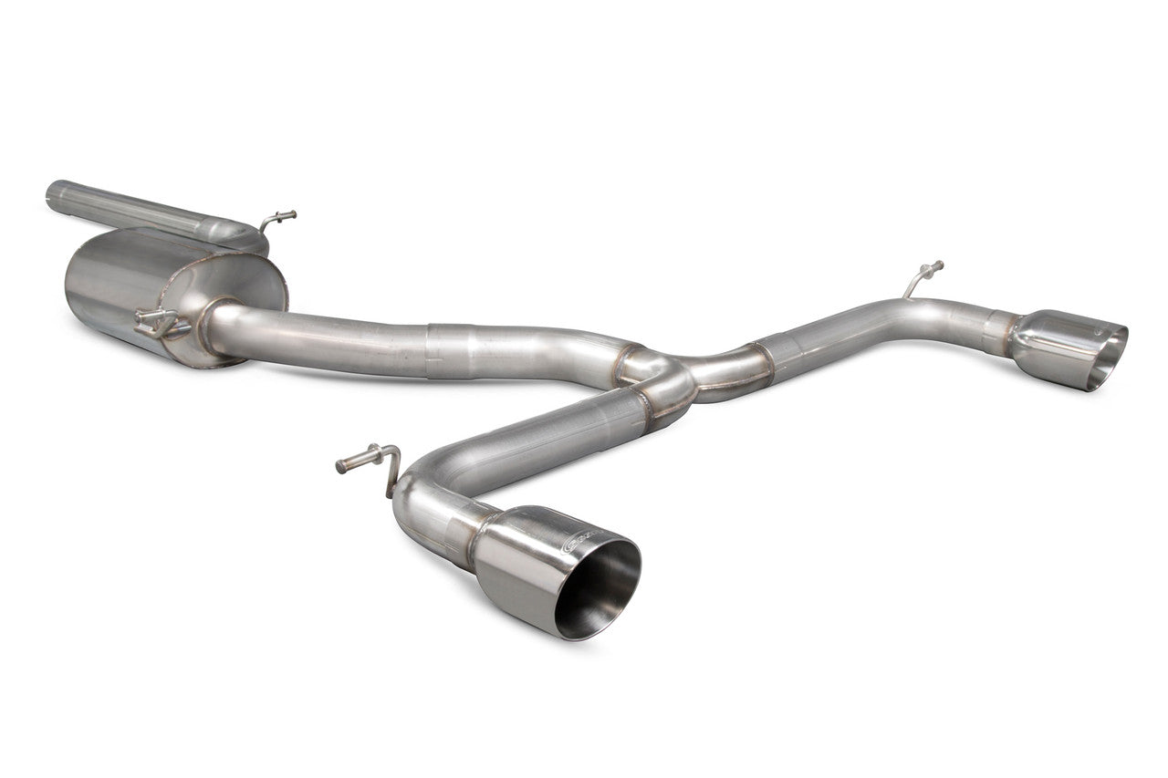 Scorpion Non-resonated GPF-back system - Golf Mk7.5 GTi GPF Model Inc TCR / Performance Pack - 2019 - 2020 - SVWS060
