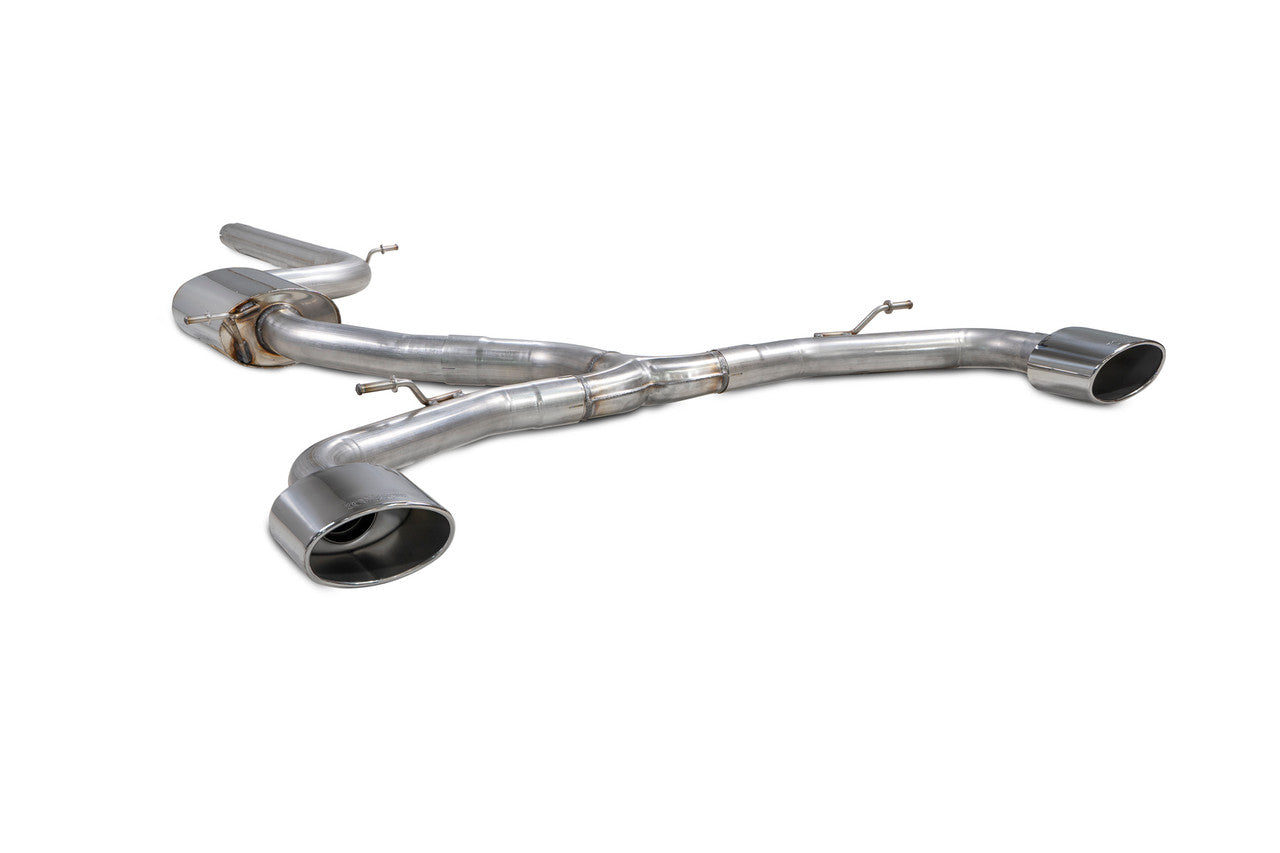 Scorpion Non-resonated GPF-back system - Golf GTI Clubsport MK8 - 2020 - SVWS069