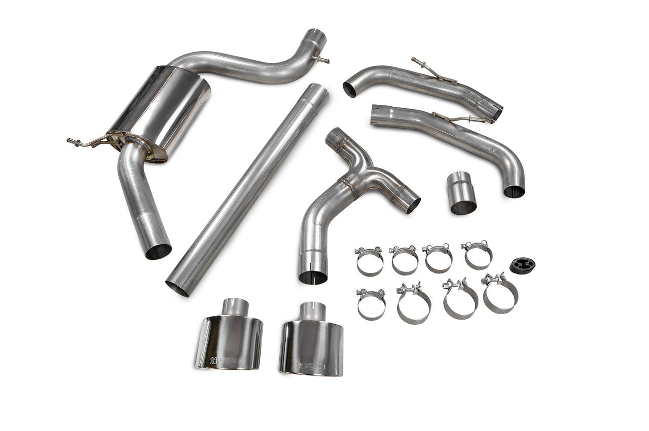 Scorpion Non-resonated GPF-back system - Golf GTI Clubsport MK8 - 2020 - SVWS069