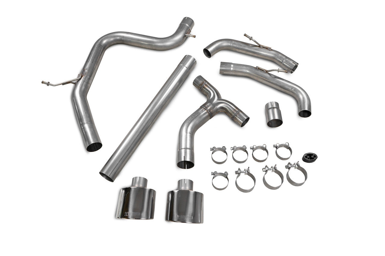 Scorpion Non-resonated Predator GPF-back system - Golf GTI Clubsport MK8 - 2020 - SVWS070